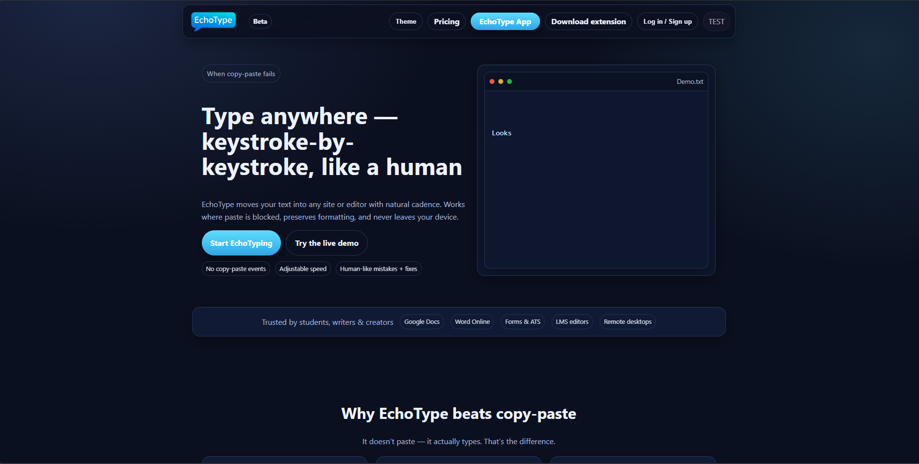 EchoType